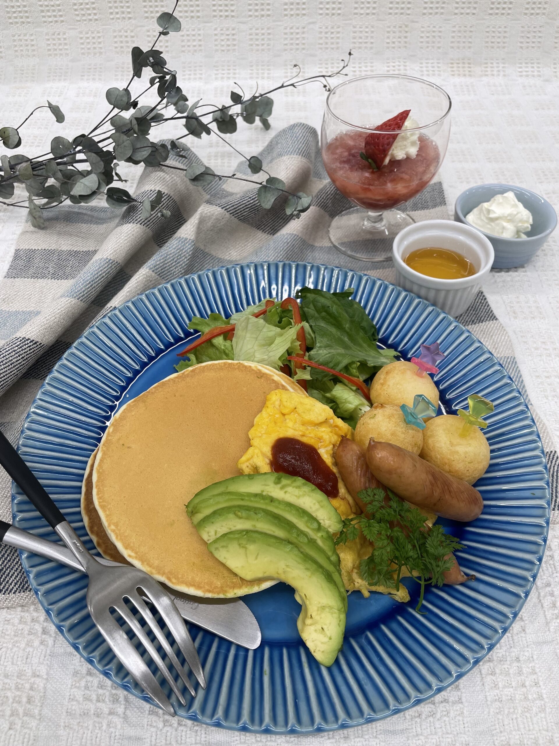 パンケーキのランチプレート ＜小学生＞