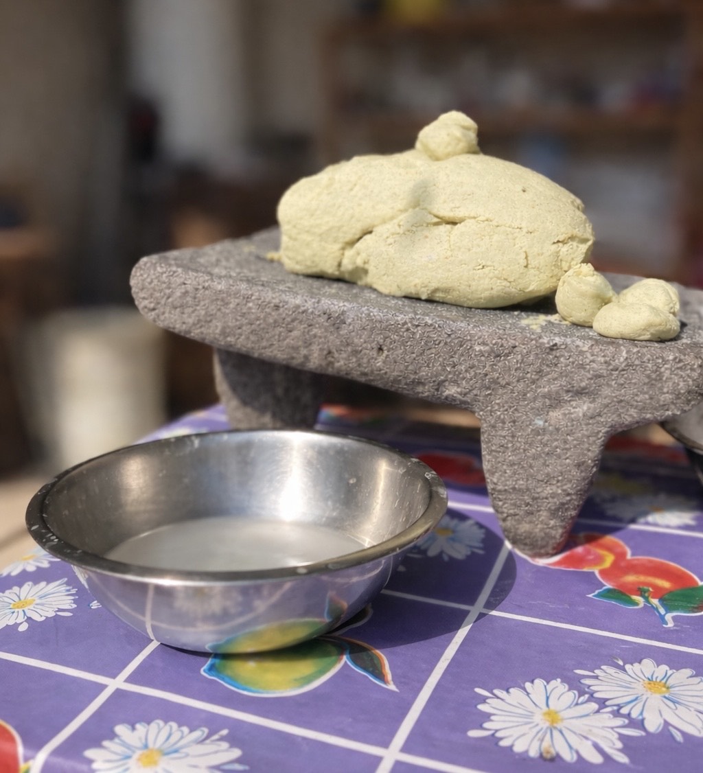 とうもろこしから作る、タコス生地「マサ」